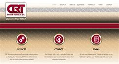 Desktop Screenshot of crtcustomproducts.com